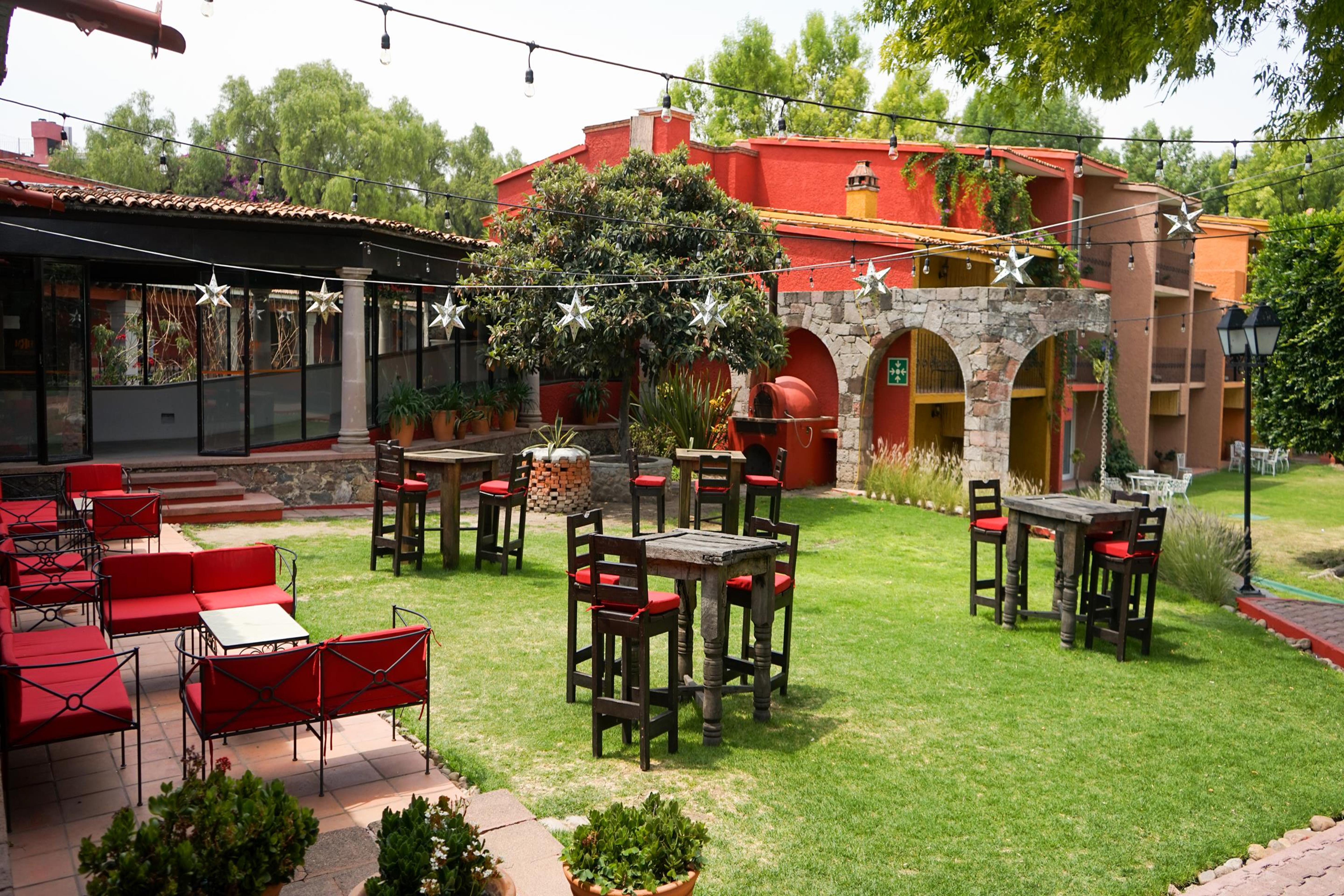 Real De Minas San Miguel De Allende Ngoại thất bức ảnh Restaurant Hacienda de los Reyes